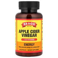 Energy, Apple Cider Vinegar + 6 B Vitamins, 90 Capsules