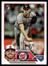 2023 Topps Update Jake Irvin RC Washington Nationals #US224 19052