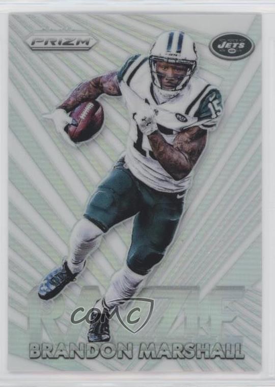 2016 Panini Prizm Razzle Silver Prizm Brandon Marshall #7 1og