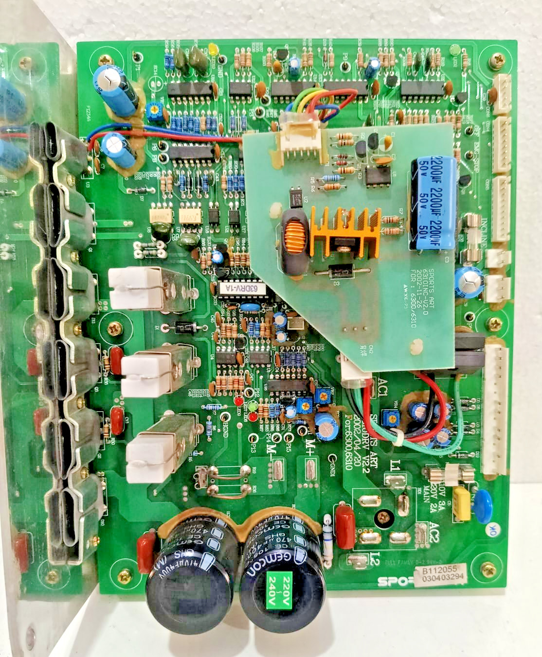 SPORT ART TAPIS ROULANT CONTROL DRIVER BOARD (PCB) 6300.6310 (SPEDIZIONE GRAT...