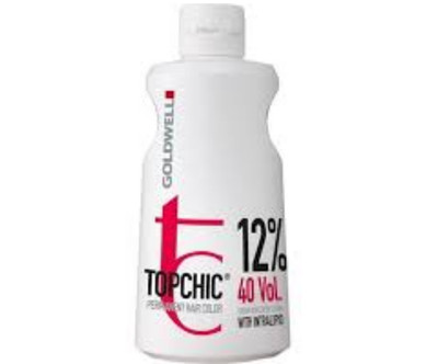 Goldwell TopChic Permanent Hair Color 12% 40 Vol. Cream Developer Lotion 1l