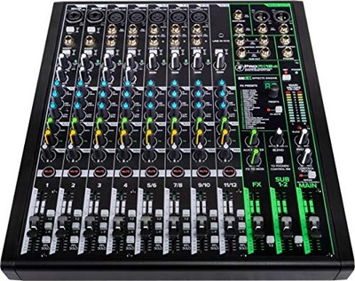 Mackie ProFX12v3 12-Channel Pro Effects Mixer with Analog USB for