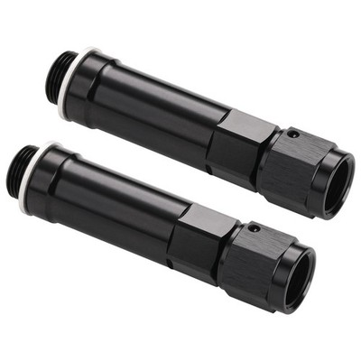 Podavelle 6AN Female Flare to 9/16-24 Carb 9/16-24, Black - 2PCS 