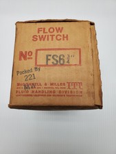 McDonnell And Miller FS 6 Flow Switch. 3/4 Pipe Threads.