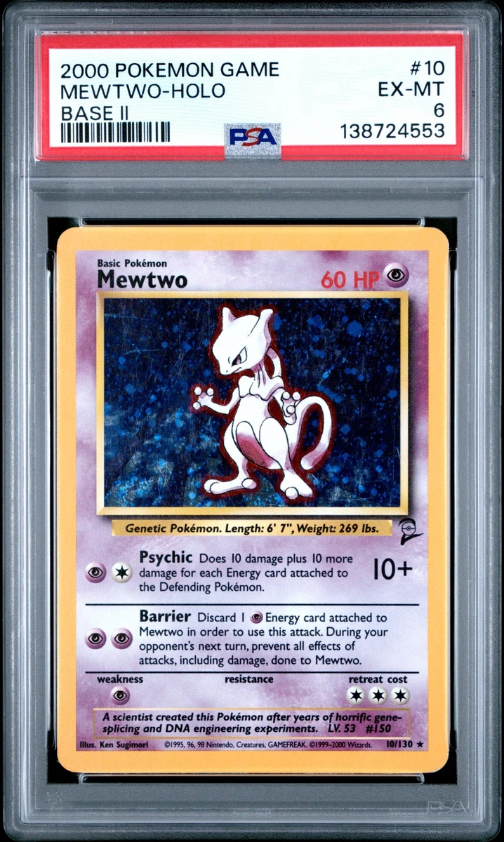 Pokémon TCG Base Set Grade 6 English Collectible Individual Card