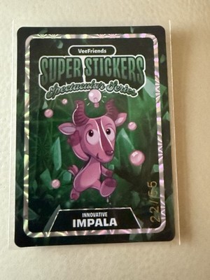 Veefriends Super Stickers Spectacular Series Innovative Impala 22/55