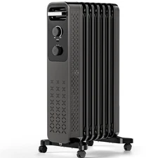 oil Radiator Heater for indoor Use Large Room with Remote Control,3 Heat Sett...