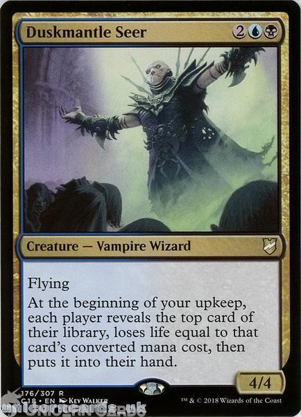 Duskmantle Seer :: Commander 2018 :: C18-176 Rare Mint MTG Card