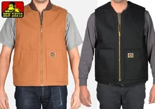 BEN DAVIS MEN'S LINED VEST WORKWEAR (S TO 3XL)