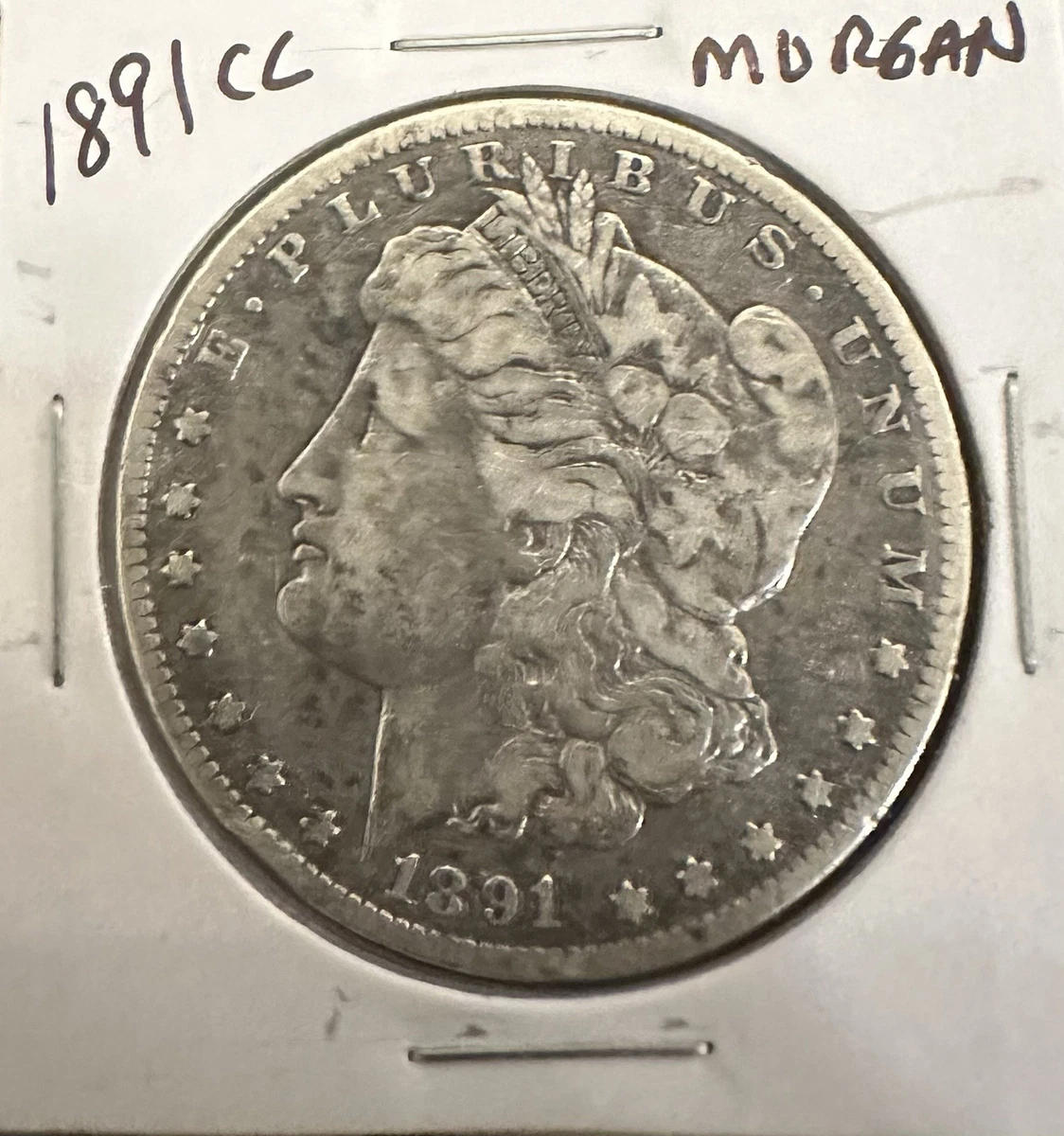 モルガンダラー　1ドル銀貨　1891 カーソンシティ　cc モルガンダラー 1ドル銀貨 1891 カーソンシティ cc 1880/79年 モルガン