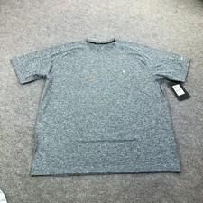 Spyder Rash Guard Shirt Mens XL Gray Flecked UPF 30 Swim Quick Dry S923154