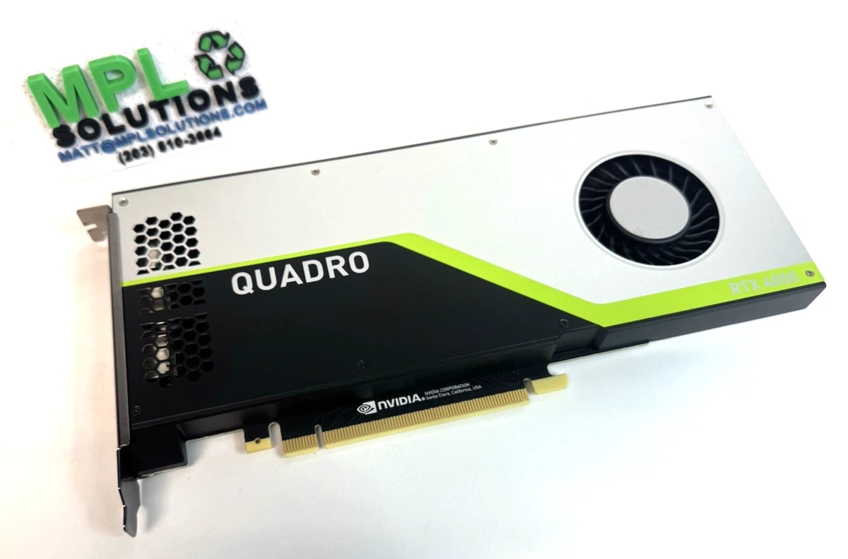 PNY NVIDIA Quadro RTX 4000 8GB PCI-E WORKSTATION GDDR6
