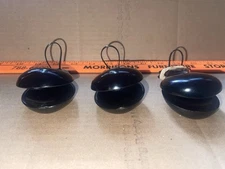 Vintage Bakelite Castanets 3pair Set Latin Spanish Rhythm VG Condition Restrung