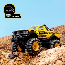 Tonka Steel Classics 4X4 Pickup Truck - Made with Steel & Sturdy Plastic, Yellow