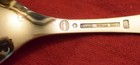 GEORG JENSEN Denmark Sterling Silver Gold Plated ( Oxtongue) Annual Spoon 1992 — photo 6