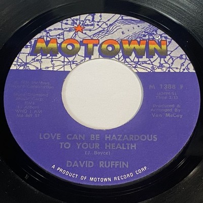 David Ruffin: Love Can Be Hazardous To Your Health / Heavy Love 45 - Soul