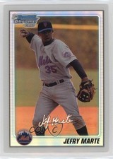 2010 Bowman Chrome Prospects Refractor 485/500 Jefry Marte #BCP112 14lm