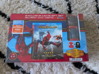 Spider-Man Homecoming - Blu-ray + DVD Gift Set With 2 x Mash'ems Sealed USA RARE