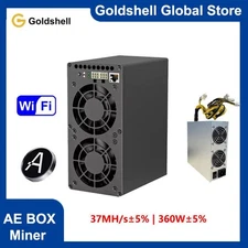 Goldshell AE BOX 37M/s Aleo Miner AE-BOX 360W 37MH/s Miner with Power Supply
