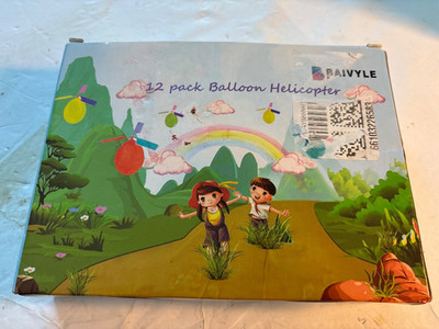 Kids Toy Balloon Helicopter (12 Pack) Party Favors Birthdays.