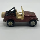 Vintage 1981 Mattel Hot Wheels Real Riders Jeep CJ-7 Metallic Brown Car Toy