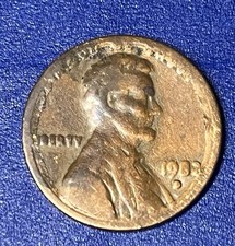 1982 D  Large Date  2.95g,  copper penny, defective planchet