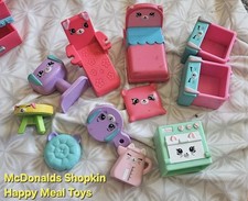 LOT OF 11 MCDONALDS HAPPY MEAL SHOPKINS TOYS 2017-2018