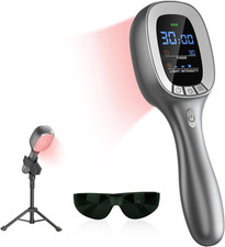 Red  near Infrared Light Therapy Wand with Stand   Handheld Dual-Wavelength 4 8