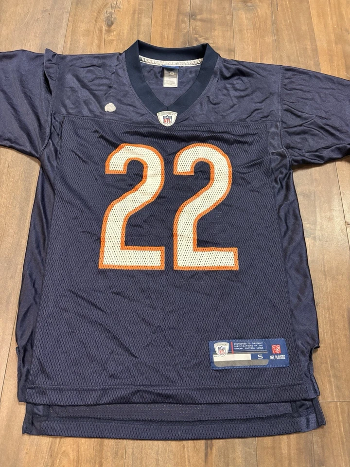 Camiseta de fútbol americano vintage Reebok Chicago Bears Matt Forte #22 NFL talla pequeña Foto 2 de 4