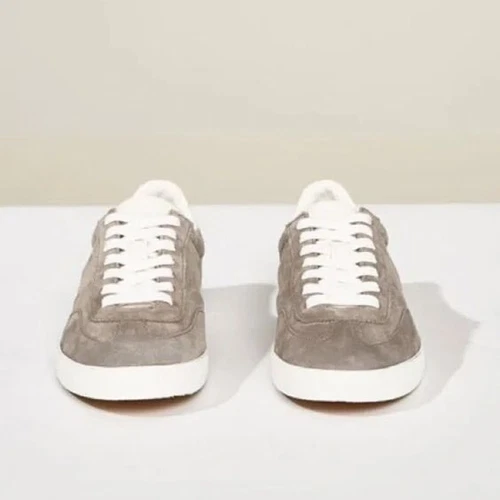 Zara studio grey suede sneakers size 8 Nwt