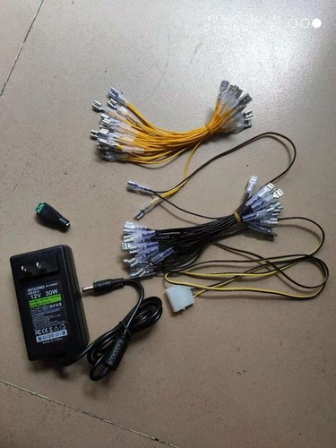 LED Arcade Buttons Power & Wire Kit DIY Arcade cabinet LED button connection kit - Picture 5 of 8