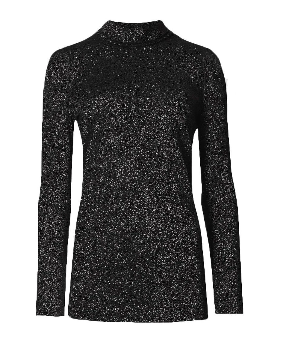 Lurex polo neck sale