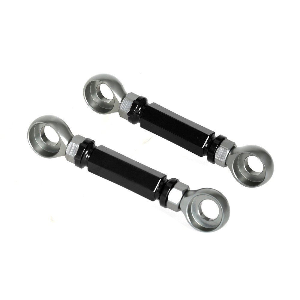わかlil BLACK ADJUSTABLE LOWERING LINK FOR KAWASAKI ZX9R ZX12 ZX7R ZX6R