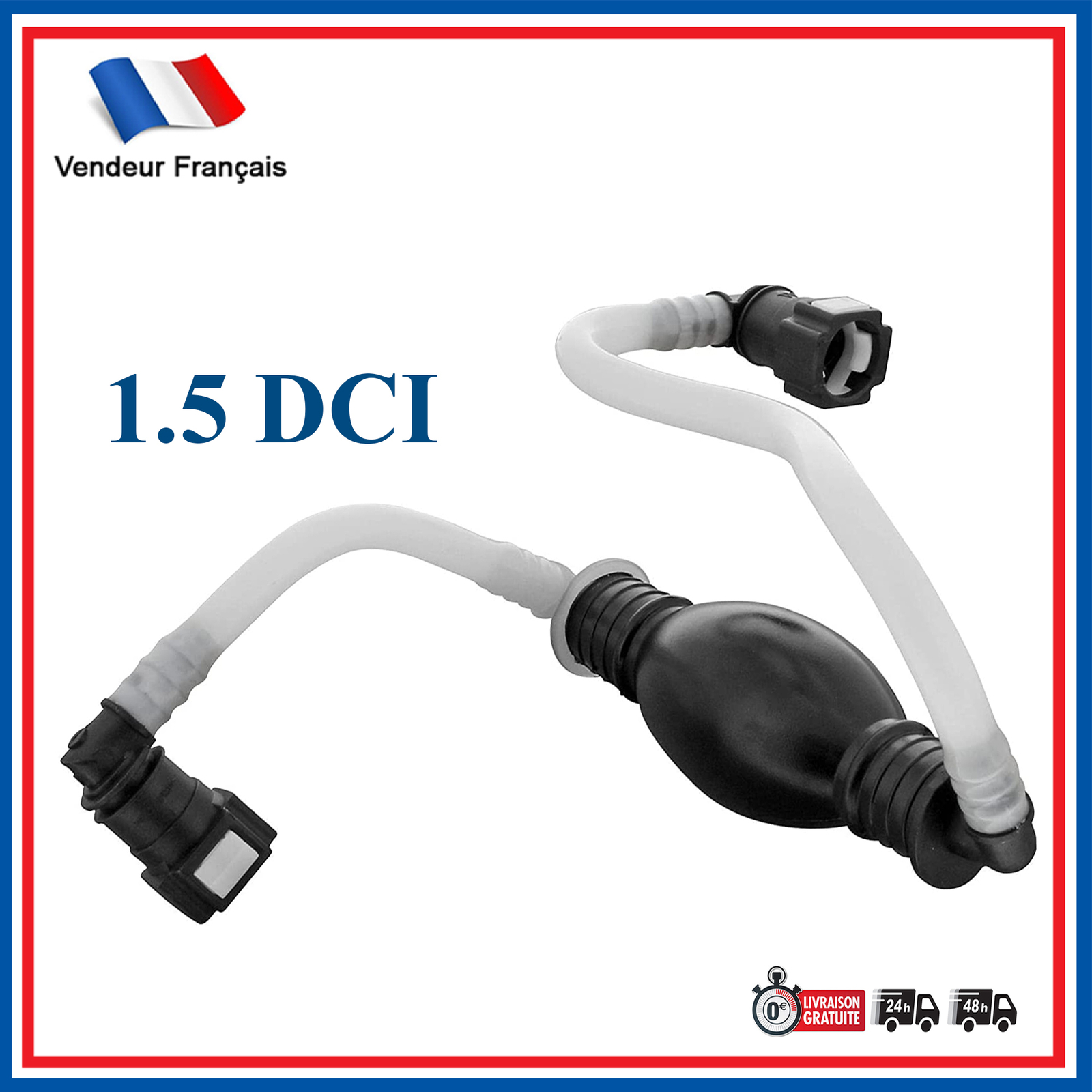 Tuyau retour carburant K9K pour Renault Kangoo après 2008