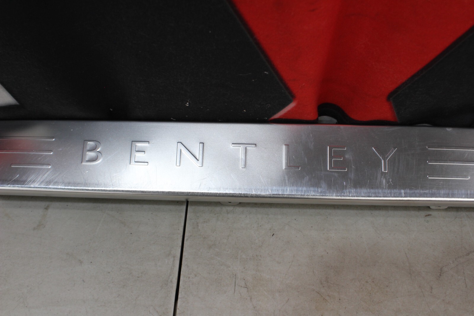 2006 BENTLEY CONTINENTAL DRIVER SIDE KICK PLATE TRIM