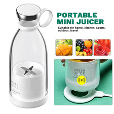PORTABLE MINI ELECTRIC BLENDER 350ML USB RECHARGEABLE SMOOTHIES JUICER CUP