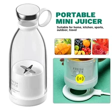 PORTABLE MINI ELECTRIC BLENDER 350ML USB RECHARGEABLE SMOOTHIES JUICER CUP