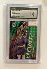 2020-21 Panini Mosaic Prizm Green Elevate James Wiseman Card