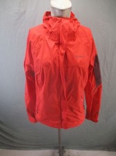 Columbia Size M Womens Full Zip Stand Collar Pocket Waterproof Windbreaker 985