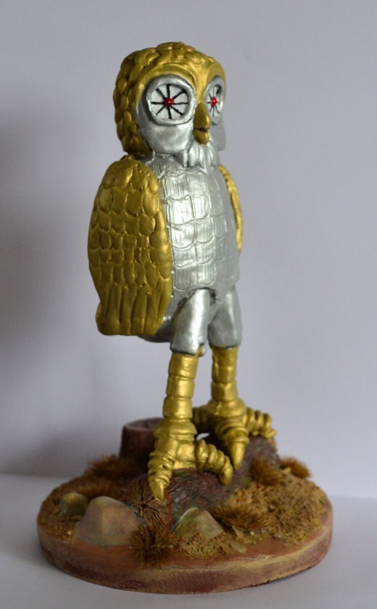 The Mechanical Owl Bubo Clash of the Titans Inspired Resin 