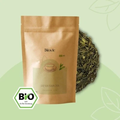 Japan Bancha BIO Grüner Tee Kräftig Grasig Koffeinhaltig Sanft Frisch Bio Biovic