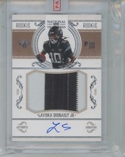 2020 Panini National Treasures Laviska Shenault Jr CROSSOVER AUTO PATCH 58/99 RC
