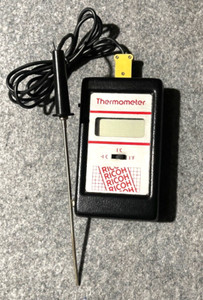 Vintage Ricoh Digital Thermometer Model 1003/Made in England/working 100% tested