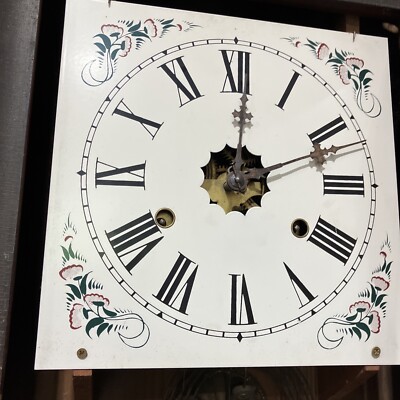 Wm. L. Gilbert Clock Co Brass Eight Day Thirty Hour Reverse On