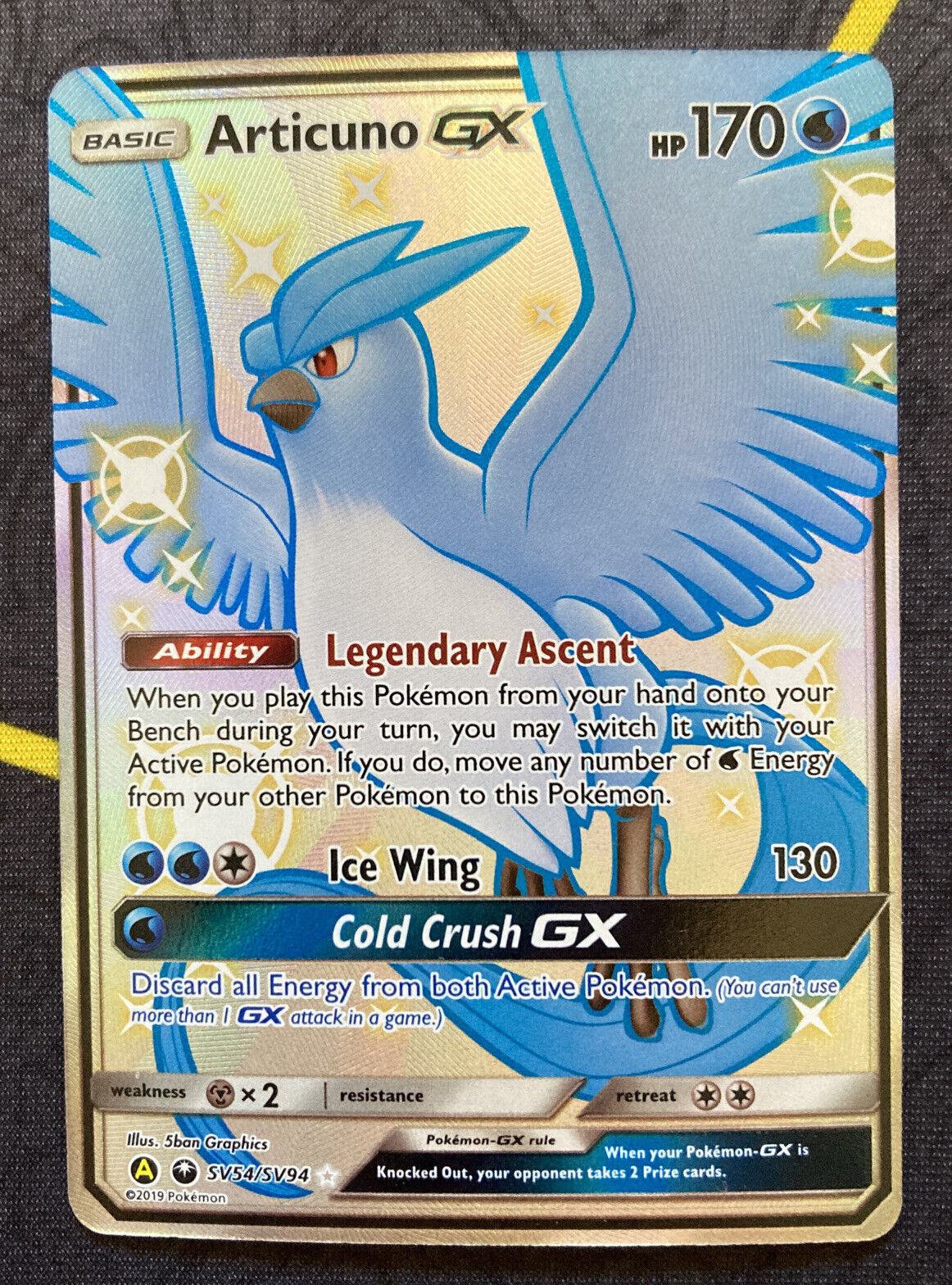 Pokémon Tcg: Articuno Gx (sv54/sv94) - Sm11.5 Destinos Ocultos em