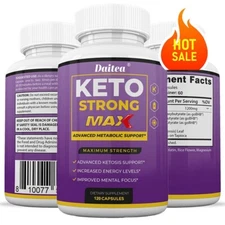 Keto Strong Max Capsules - Burn Fat, Increase Energy Levels And Mental Focus