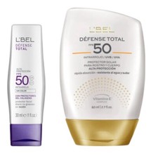 L'Bel Defen Total Solar Protect for Face Face Body Bundle 2.7 oz 1.0 oz New