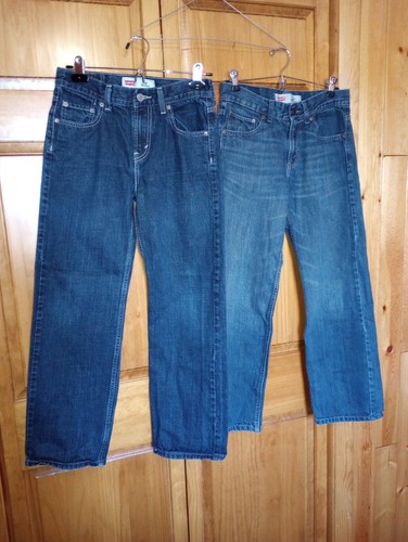14 in boys size (or girls) TWO PAIRS of Levis 550 Jeans Relaxed fit 27x27 cotton - Picture 5 of 24