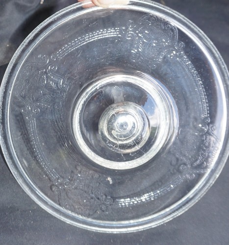 Vintage 6 3/4" Knob Embossed Lid for a Glasbake Casserole Excellent ! - Picture 4 of 10