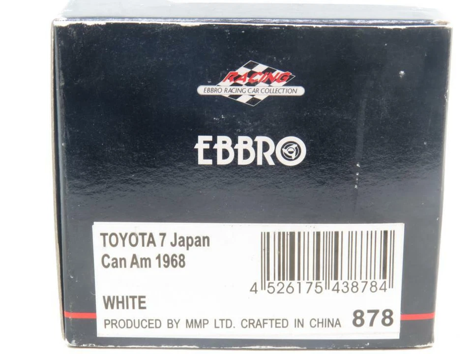 EBBRO Pressofuso Modelli 878 Toyota 7 Giappone Lattina Am 1968 No31 1 43 Scala - Immagine 3 di 4